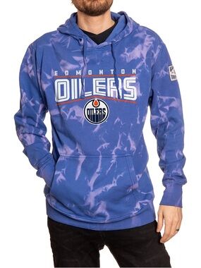 Men's Calhoun Surf & Skate Crystal Tie-Dye Oilers Hoodie